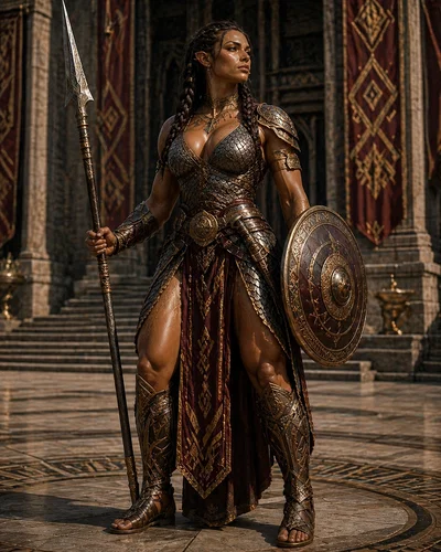 (CoVP) Helg Harrow – Orcish Shieldmaiden.