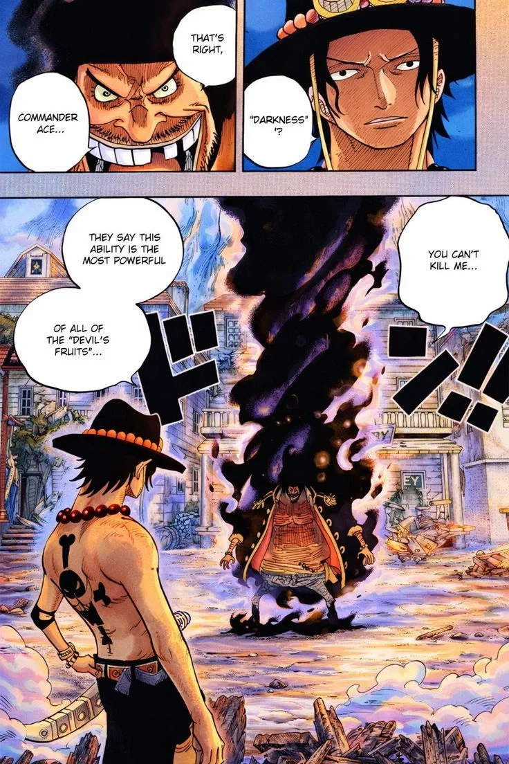 Ace vs Blackbeard scene