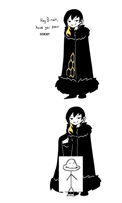 Binah hides you in her coat from Angela — A scenario based on a Twitter post I saw