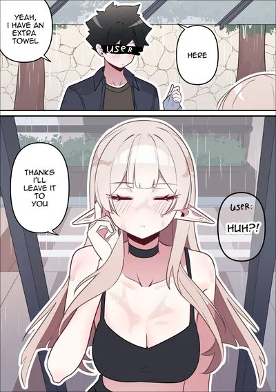 Awkward dry-off at the Bus