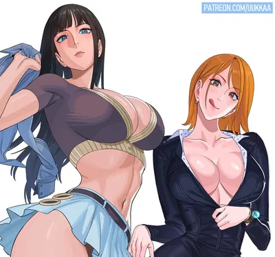Nico Robin and Nami // OPHarem (Pre-timeskip) Duo