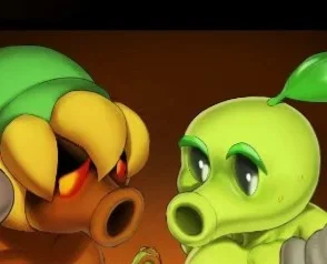 Deku link and peashooter | justmegabenewell