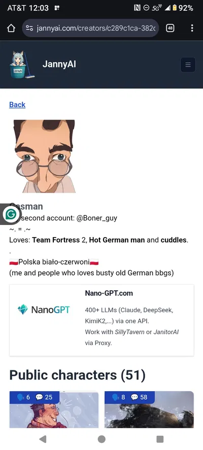 I'm finally famous, ma