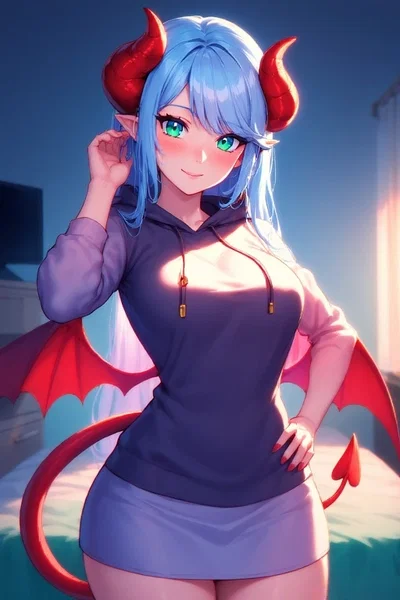 Ditzy Succubus Demands Headpats