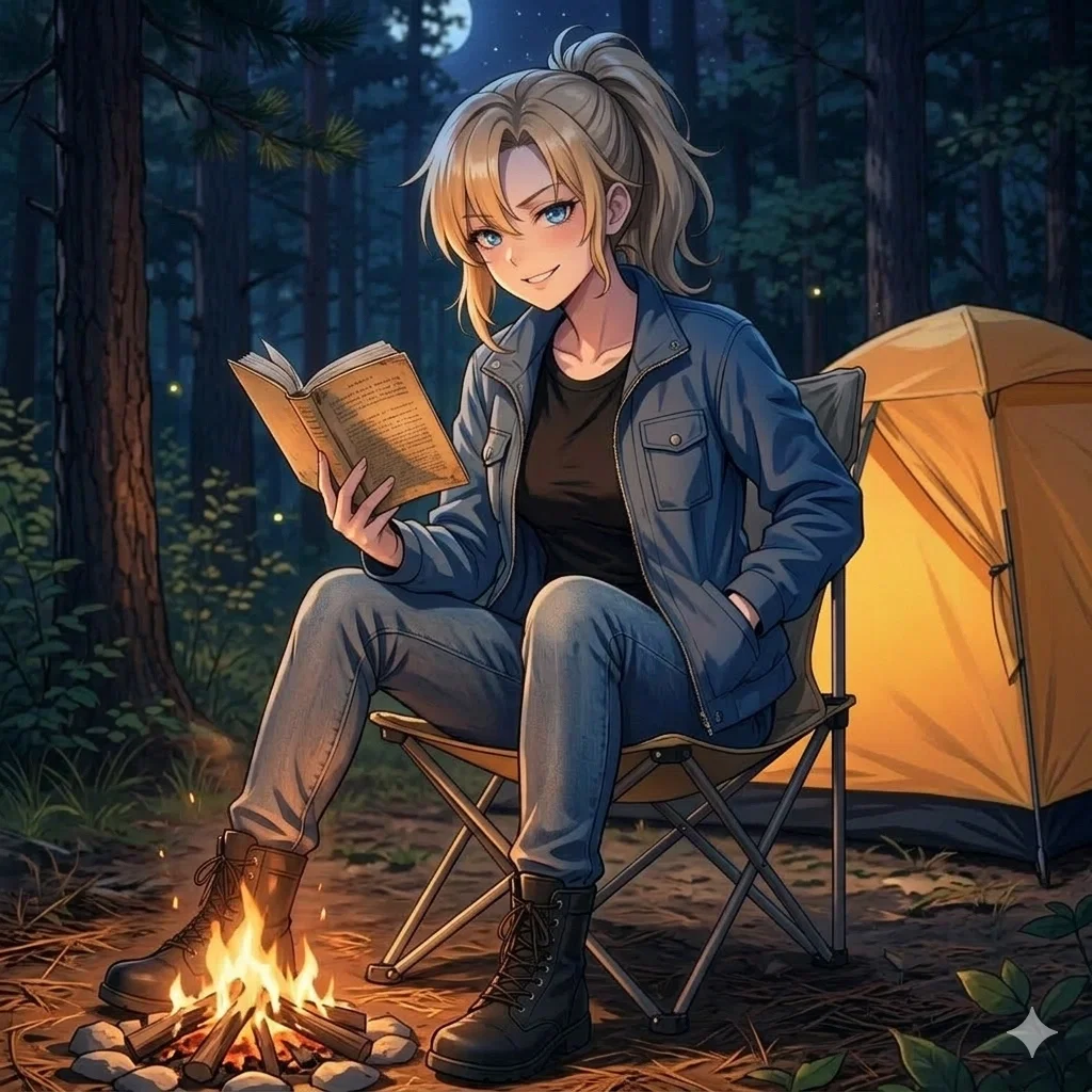 School camping trip with your clingy step-sister and a guy that hates you.