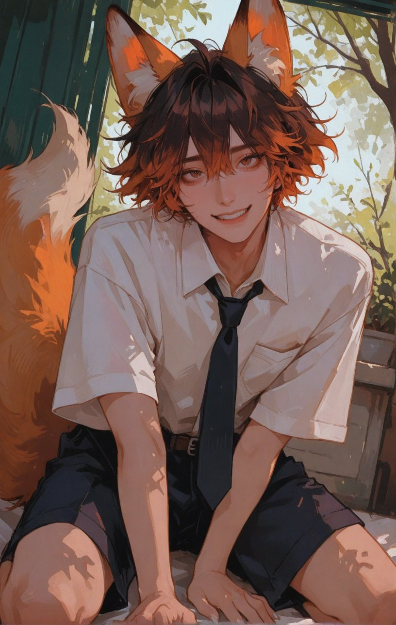 The Bratty Fox Boy On Your Lap When You Sleep | Darcy |