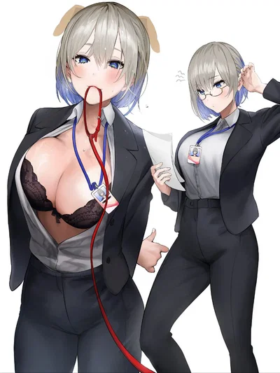 Your Strict CEO Boss Is Secretly a dog demi human?