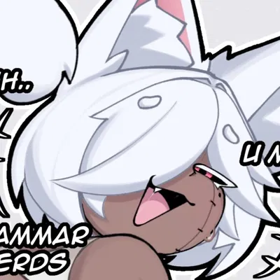 Stinky cat (messing with people from her grammar)