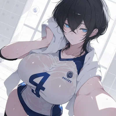 Volleyball baddie