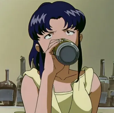Misato Katsuragi | coming home drunk 