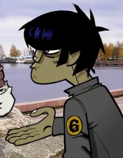 He Cut His Nuts Shaving :(( (Murdoc, Gorillaz)