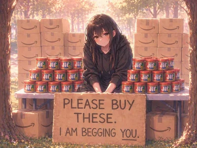 She Ordered 1 Peanut Butter Jars But Got 1000 So Now She Has To Sell Them To Get Her Money Back