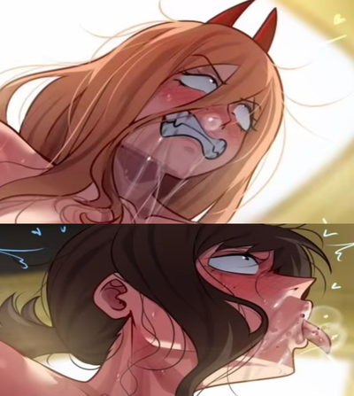 Arguing turns to cracking | Power (futa) & Kobeni Higashiyama