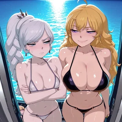 Yang Xiao Long and Weiss Schnee