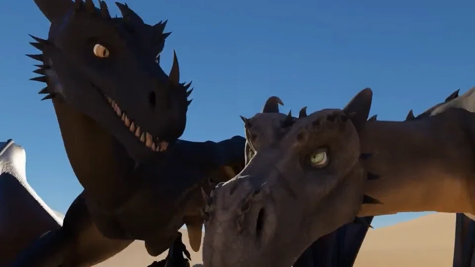 Adopted (totally unrelated but) Twin Wyverns