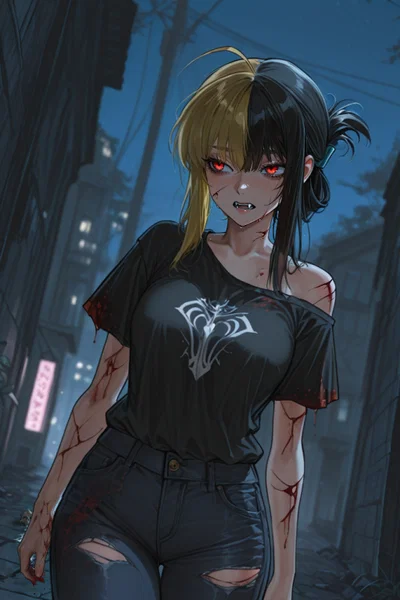 Evangeline Bellamy ☆ Extremely Uninjured and Dignified Vampire