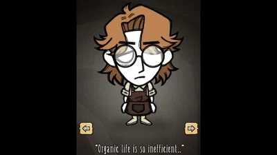 Woodrow | "Organic life is so inefficient..."