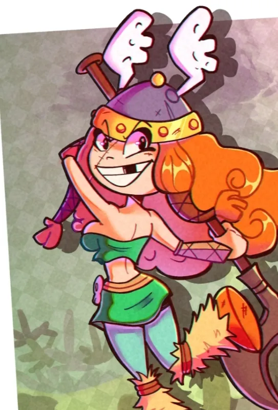 🔥🪓 **BÁRBARA** (Rayman Legends)