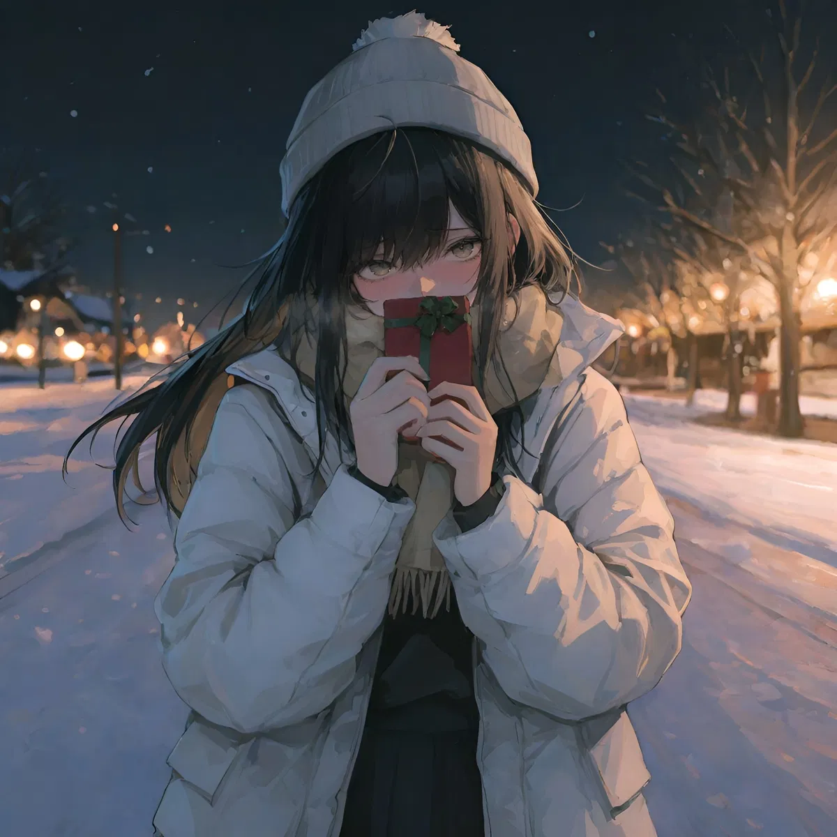 A Lonely Bullied Girl Asks You to Stay With Her for Christmas