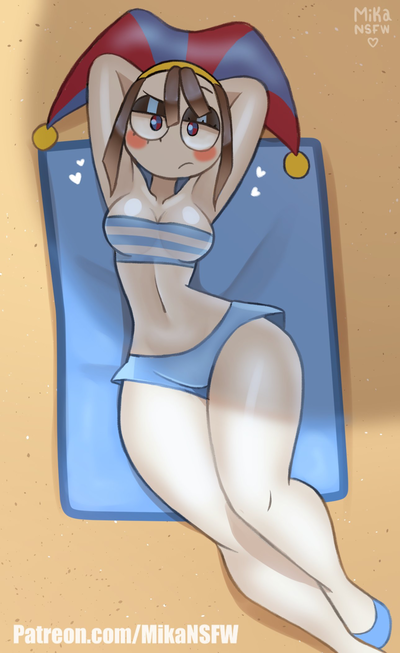 Pomni //“What do you want, {{user}}”//