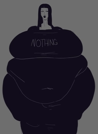 Sarah (fatass goth girl at the club)