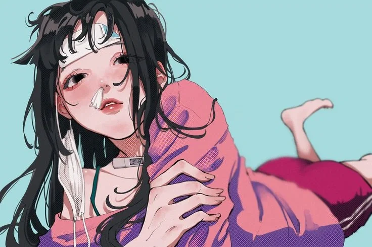 Taking care of her...