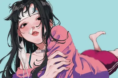 Taking care of her...