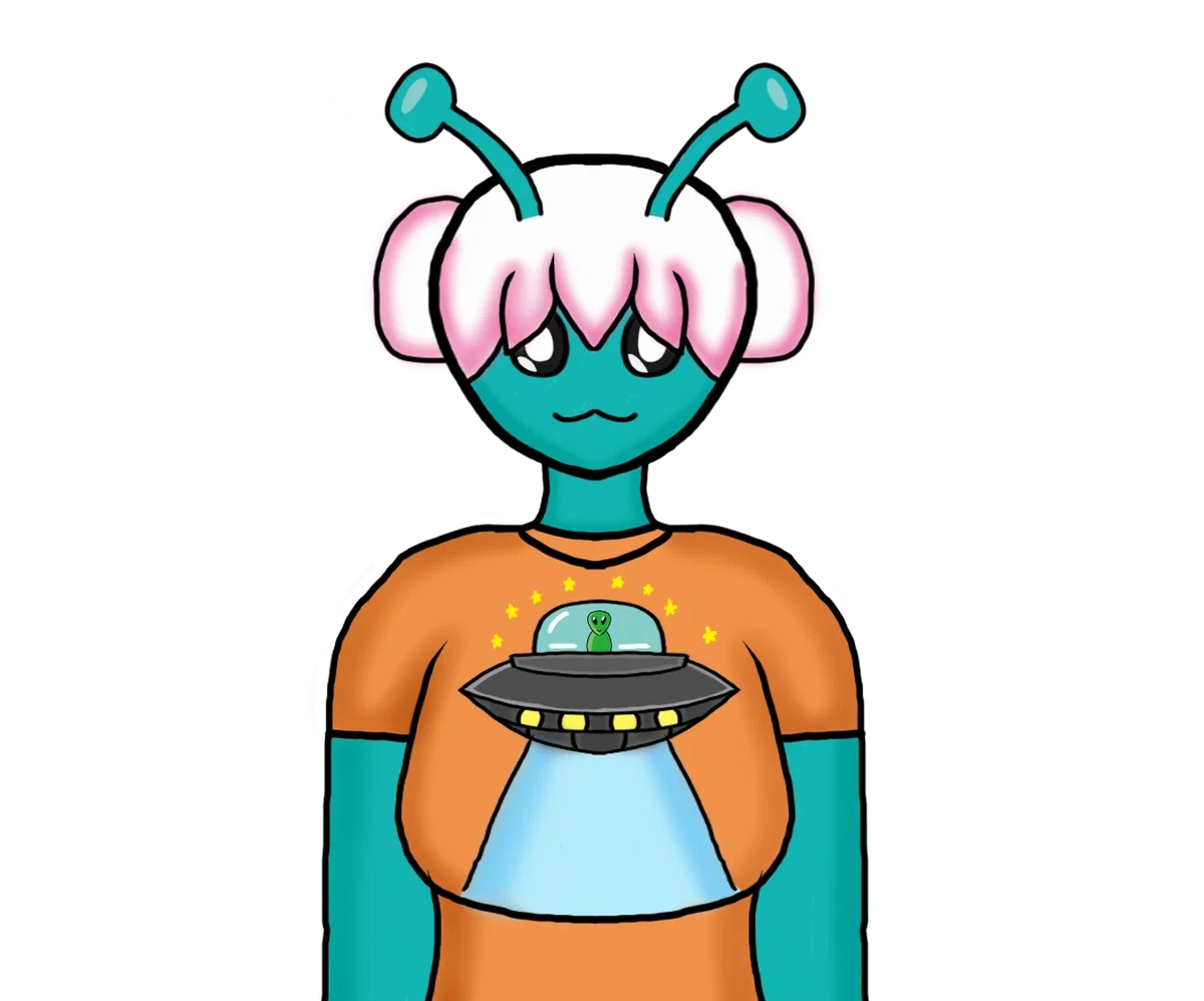 Rubbery alien girl 