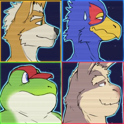 Star Fox Crew [Fox, Falco, Slippy and Peppy]