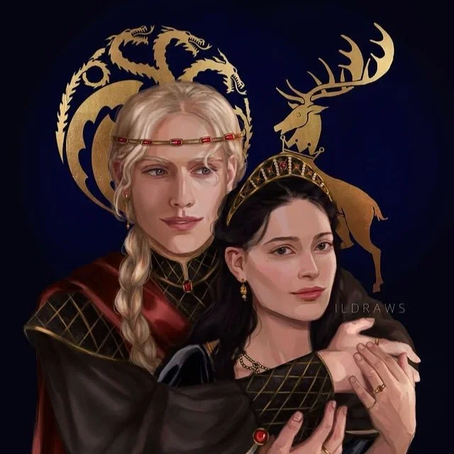 AEMON TARGARYEN AND JOCELYN BARATHEON