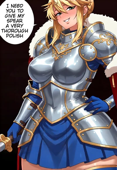 I need you to give my spear a very thorough polish