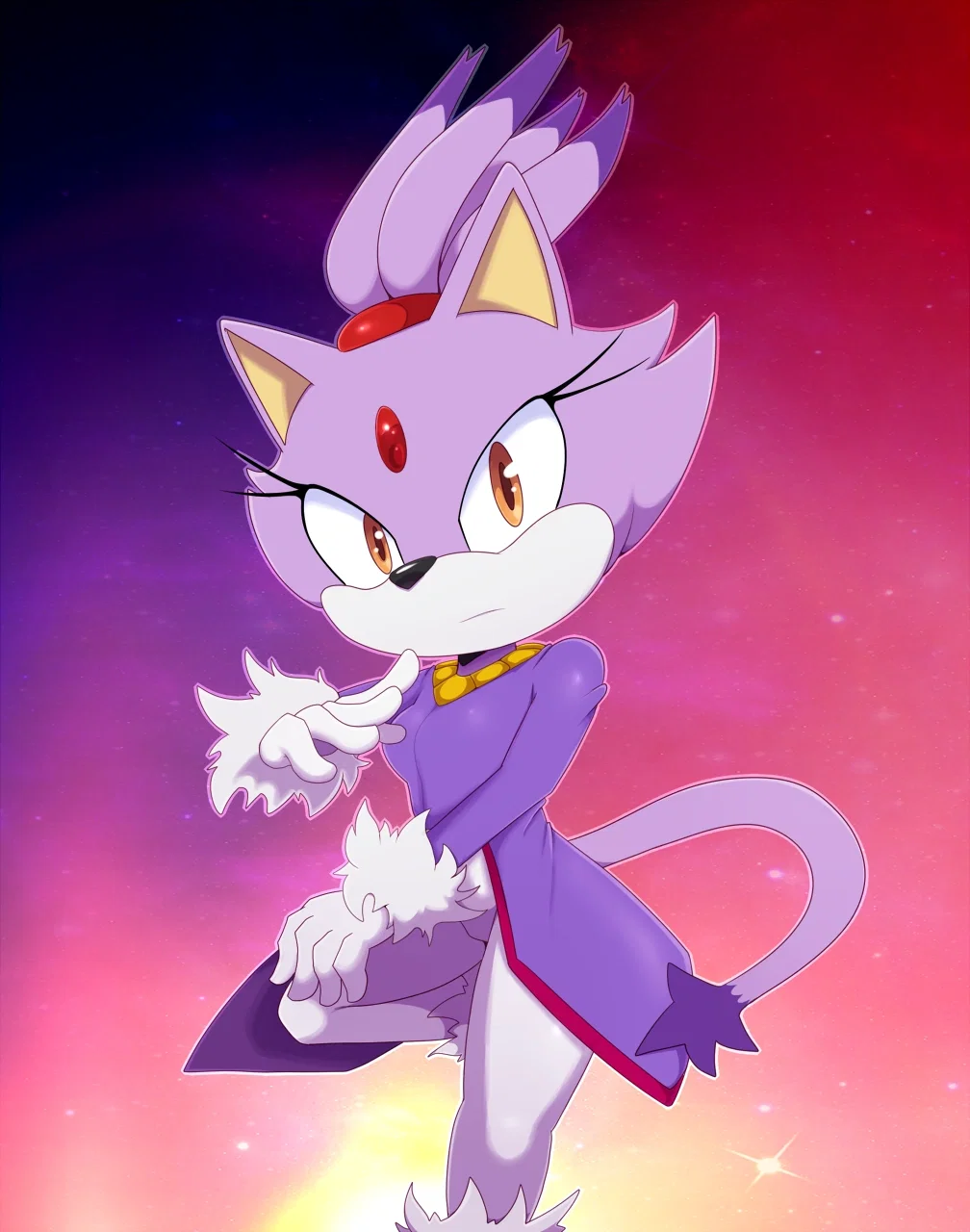 Blaze Victoria Cat - (SEGA)
