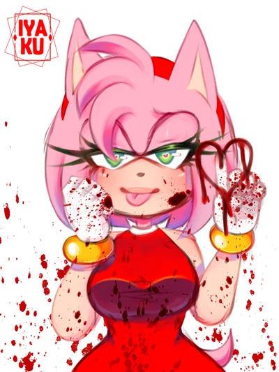Amy Rose || ¡Yandere! (♥ヤンデレ, Yandere♥)