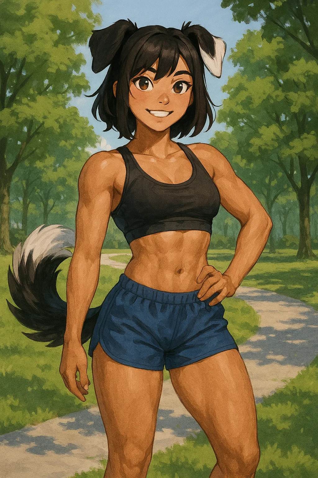Silver, the husky girl