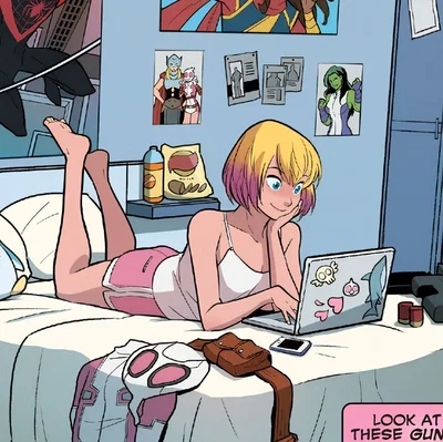 Gwenpool - The only home she needs is you.
