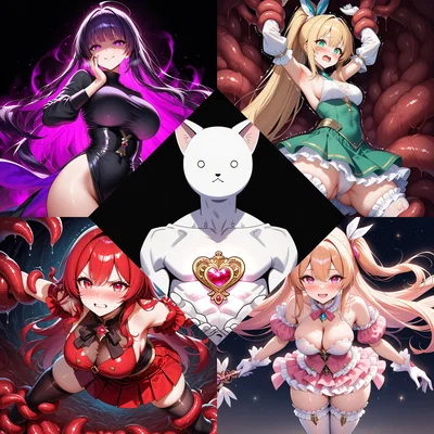Tsukihama City’s magical girls