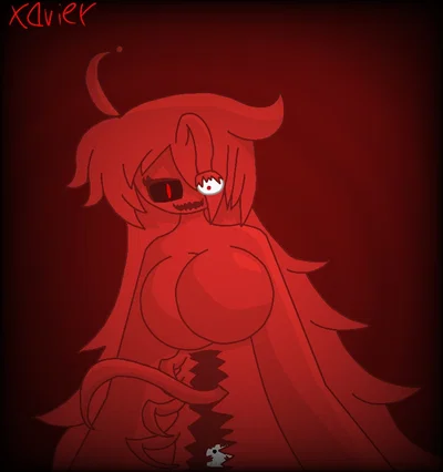 Blood slime girl