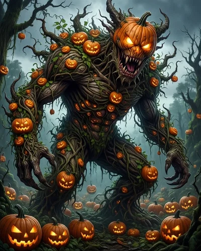Living Jack O'Lantern plague