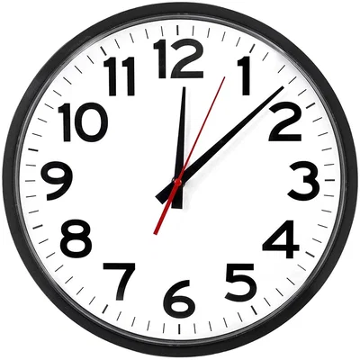 clock with a massive  