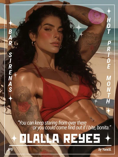 OLALLA REYES || Muscular, hot Spanish lesbian