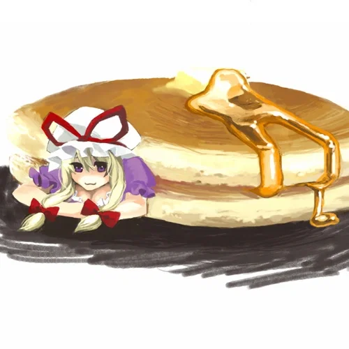 Yukari get your bitch ass out of my breakfast