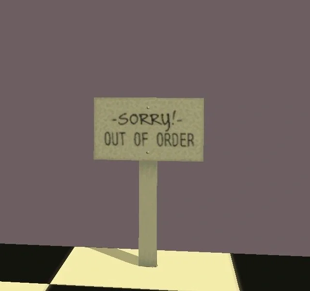 out of order