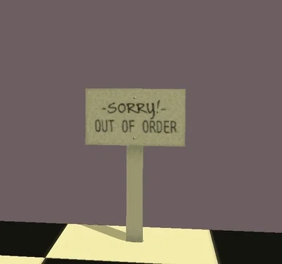 out of order