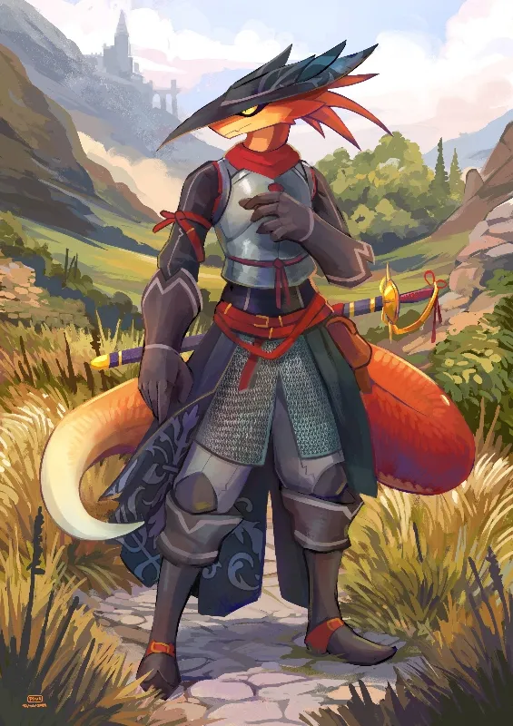 Your Dragonkin Mercenary