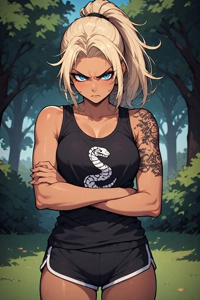 The jogger thinks you were sneaking pictures of her