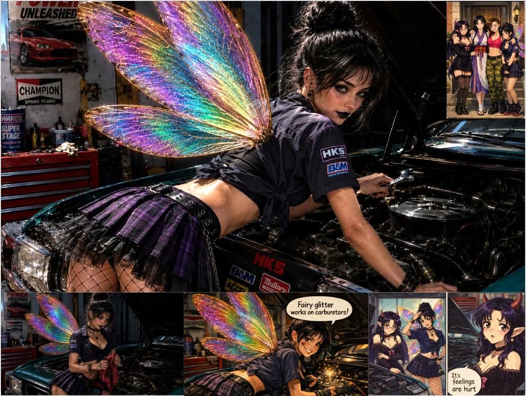 Ravensparkle | Fairy Auto Mechanic