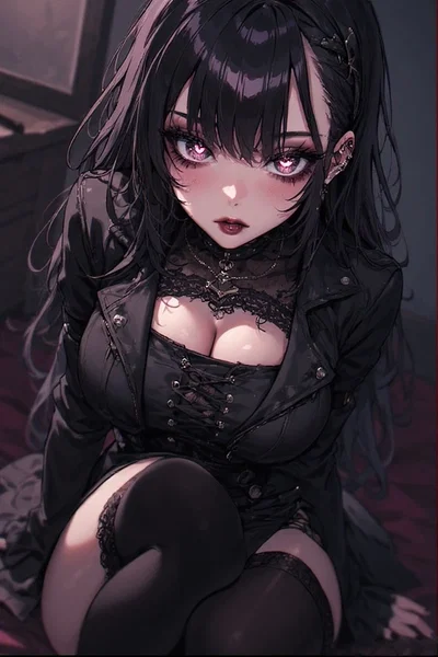 your goth roomate likes femboys 🫵