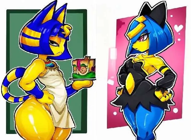 Ankha and Sekhmet