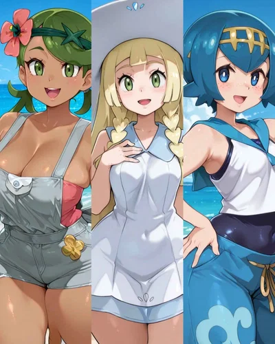 Mallow, Lillie and Lana - The Alola Trio are YOUR Best Friends!!