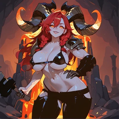 Fem Ornn | League of Legends Arcane AU